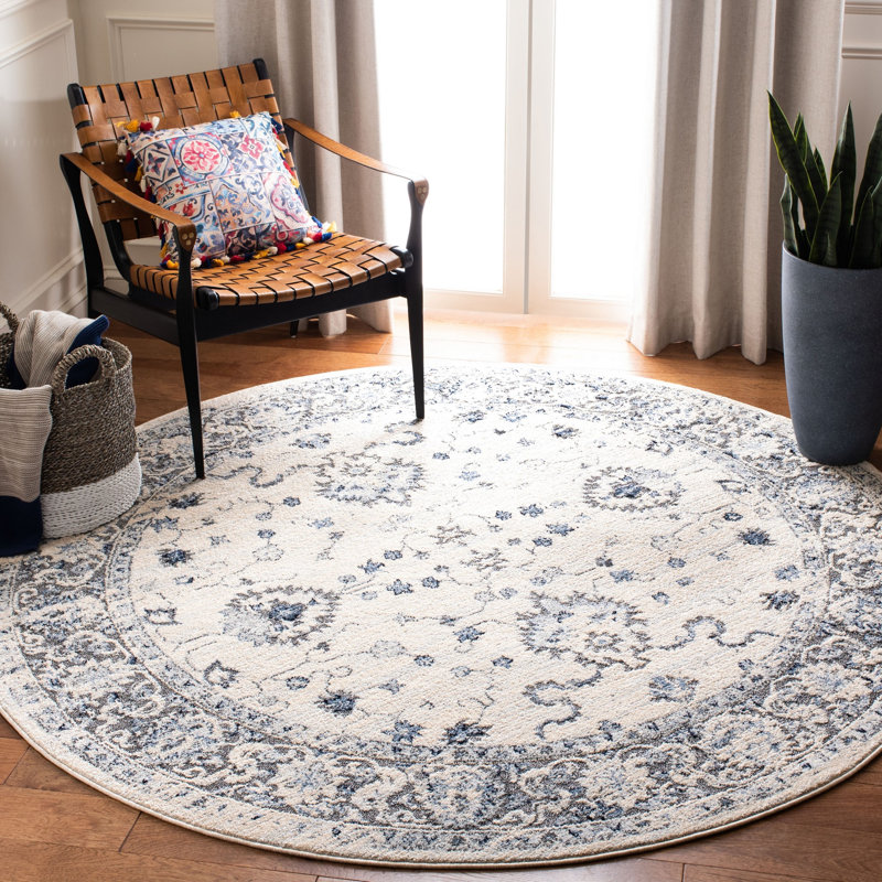 Rey Performance Oriental Rug, Round 6'7" x 6'7"