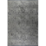 Rapture Gray Geometric Luxury Area Rug