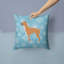 Coussin intérieur/extérieur en flocons d’hiver-32011241