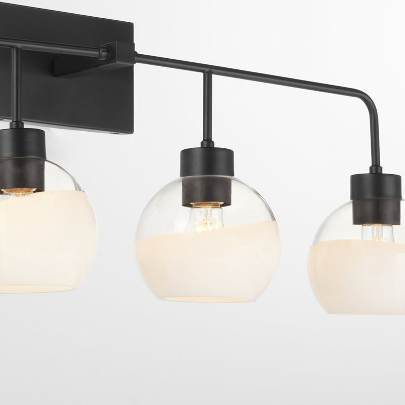 Éclairage pour meuble-lavabo 4 lumières Birdena, Matte Black