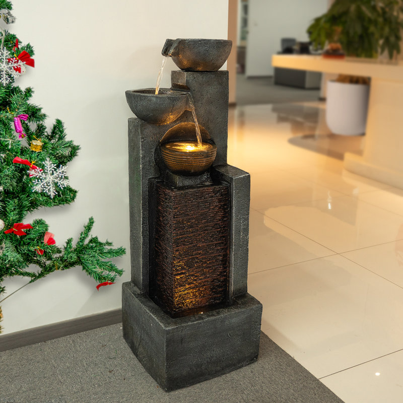 Jenilee Weather Resistant Fountain with Light