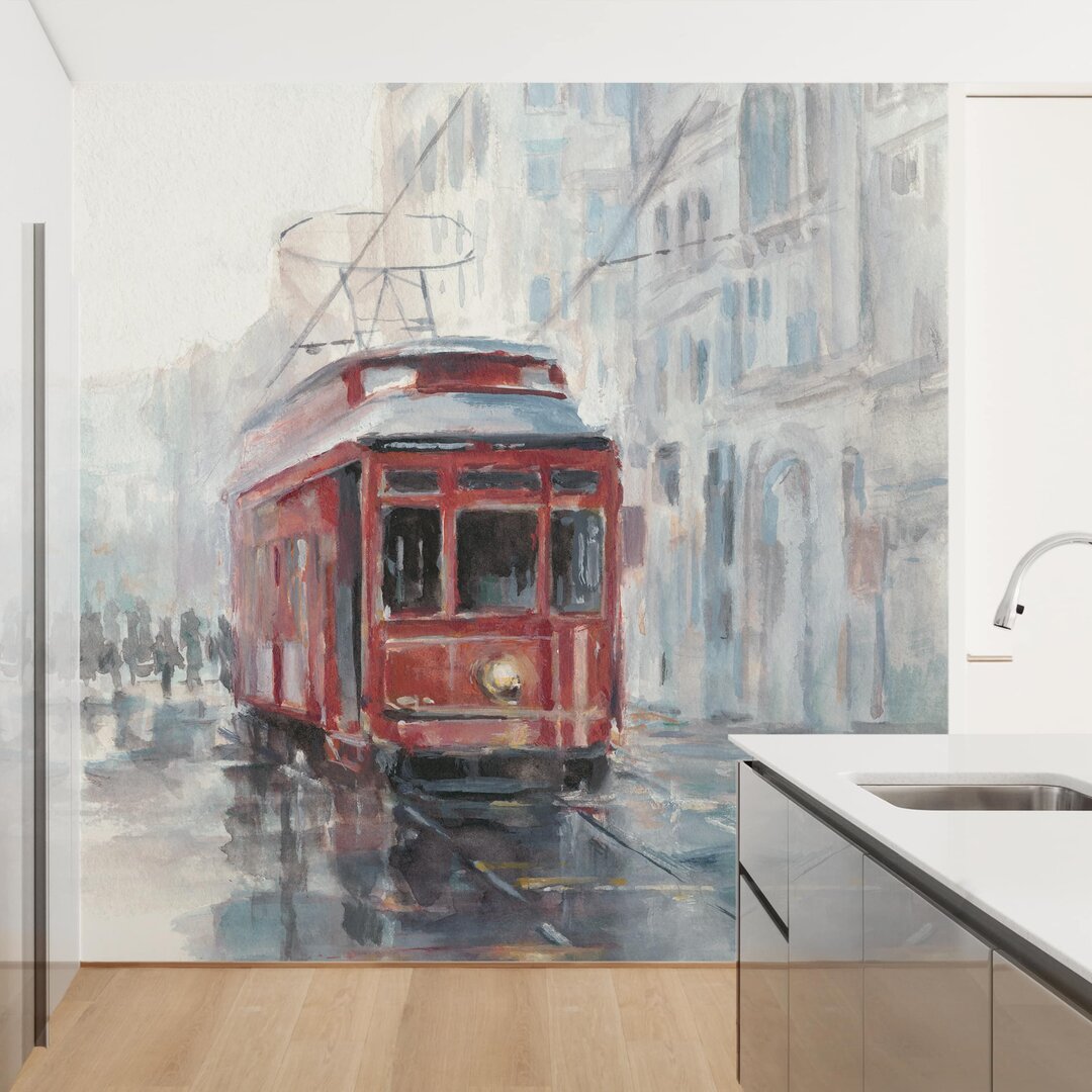 Strukturierte Fototapete Tram Study II 1,92 m x 192 cm