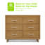 Commode 6 tiroirs avec tiroirs emboîtables Skye par Delta Children - Certifié Greenguard Gold-115615823