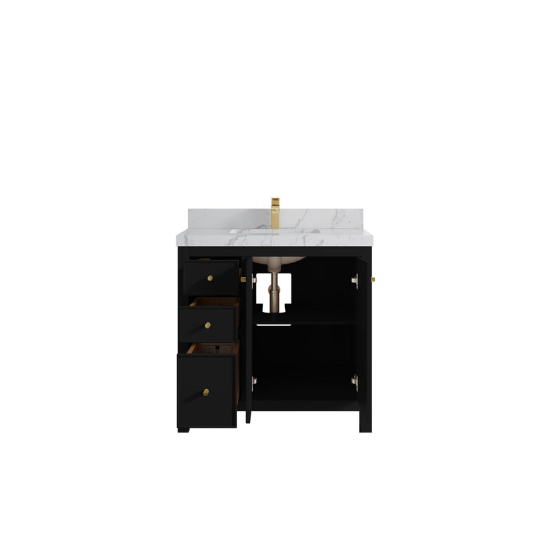 Ensemble de meuble-lavabo simple 36 po Chicago, Venatino
