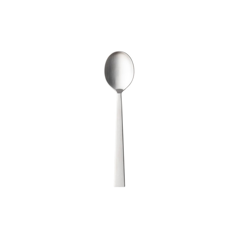 Sen Flatware 5 Pieces, Brushed Silver