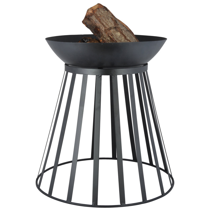 Foyer à bois en acier réversible Numenius