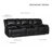 Emlin Sectional 109'' Faux Leather Manual Reclining Sectional Couch with 2 Consoles-1364819822