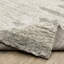 Tapis de couloir à poil long à tissage géométrique 2 pi x 8 pi ivoire et gris