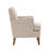 Yalonda Fabric Upholstered Accent Chair with Rubberwood Legs-1542231537