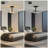 Flush Mount Ceiling Light (Black)