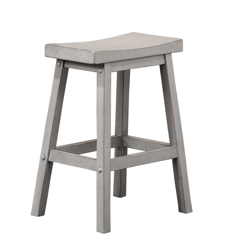 Tabouret de comptoir 24 po Kewaunee, Gris, Gris