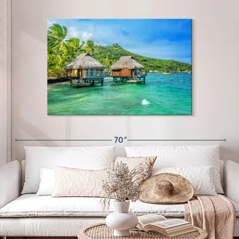Maison Bora Bora Gillard, H 32 po x l 48 po