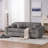 Myroslava Upholstered Loveseat Sofa with Pillows-112307108