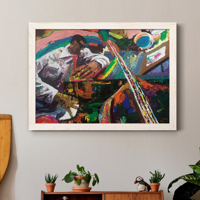 After the Gig - Reproduction d'art sur papier, H 37,5 po x l 27,5 po x P 1,5 po, Blanc