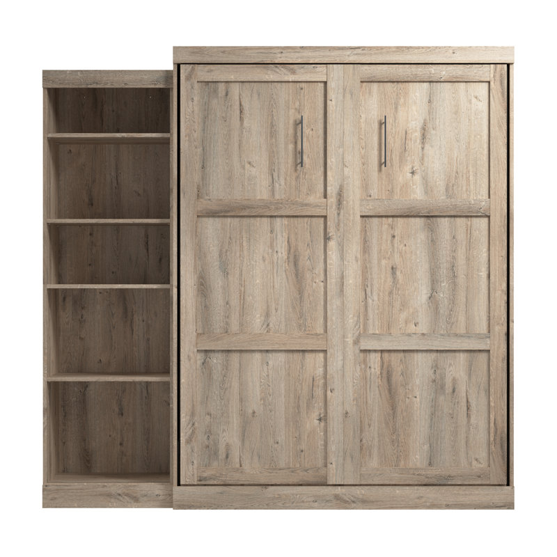 Lit escamotable avec rangement Arlex, Plein, Brown