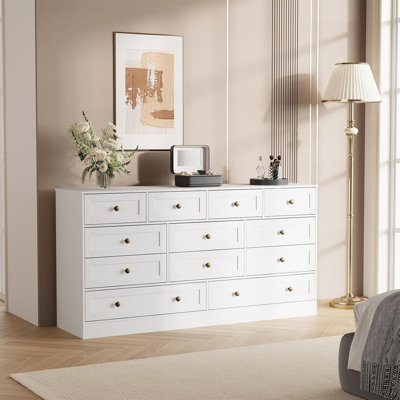 154.9 cm W Chest of 12 Drawers