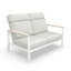 Causeuse d'extérieur en métal avec coussin Sunbrella Townsend-116257306-116257308