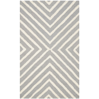 Garibald Hand Tufted Wool Geometric Rug