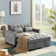 55.2'' Velvet Convertible Loveseat Sleeper Sofa with Adjustable Backrest, Pull-Out Bed and Pillows