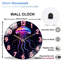 Horloge murale Neon Jellyfish