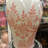 Coral Red Floral Porcelain Vase