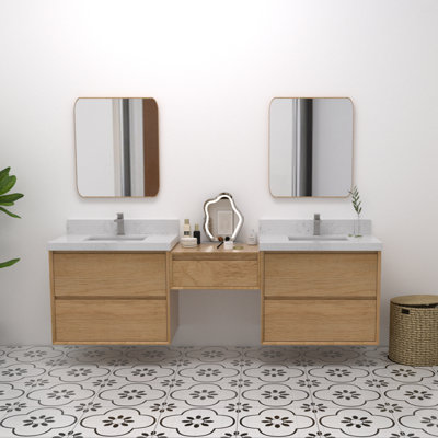 Ensemble de meuble-lavabo flottant 84 po Mellani