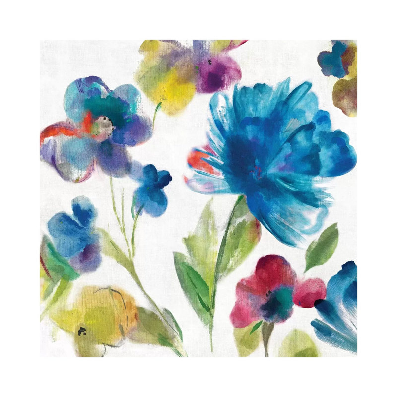 Sarcelle Jardin I 1 Piece Wrapped Canvas Painting