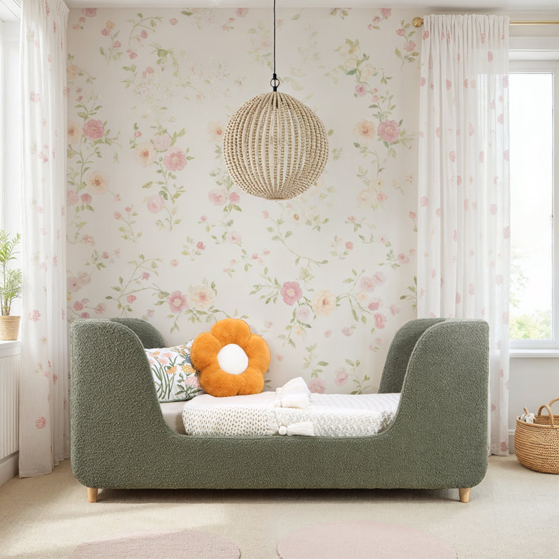 Bodhi Toddler Bed by Second Story Home, Sage Boucle