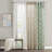 Leilani White Palm Leaf Burnout Single 50x84" Window Sheer-48819692-14267962