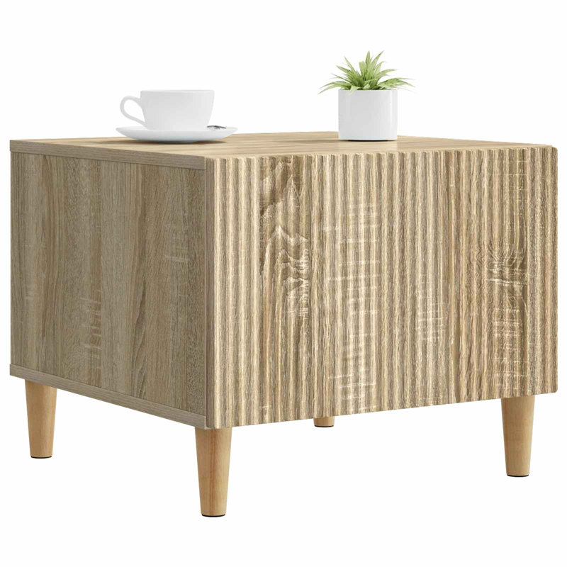 Coffee Table with Storage, 40cm H x 50cm L x 49cm W, Sonoma Oak