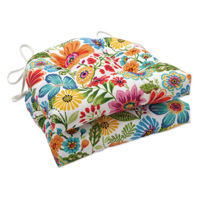 Coussin de chaise de salle à manger réversible intérieur / extérieur