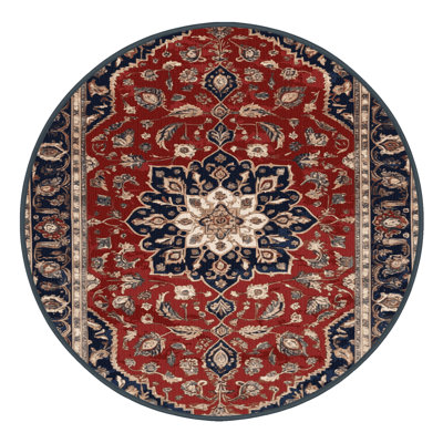 Machine Washable Persian Brown Area Rug