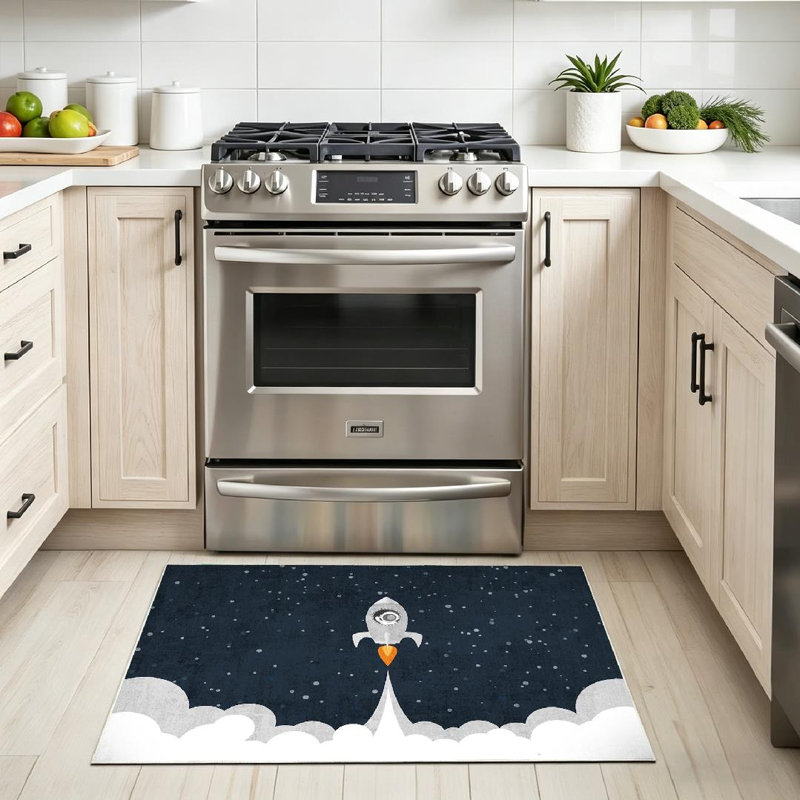 Tapis d'intérieur lavable à la machine Clear, Rectangle 32 po x 47 po