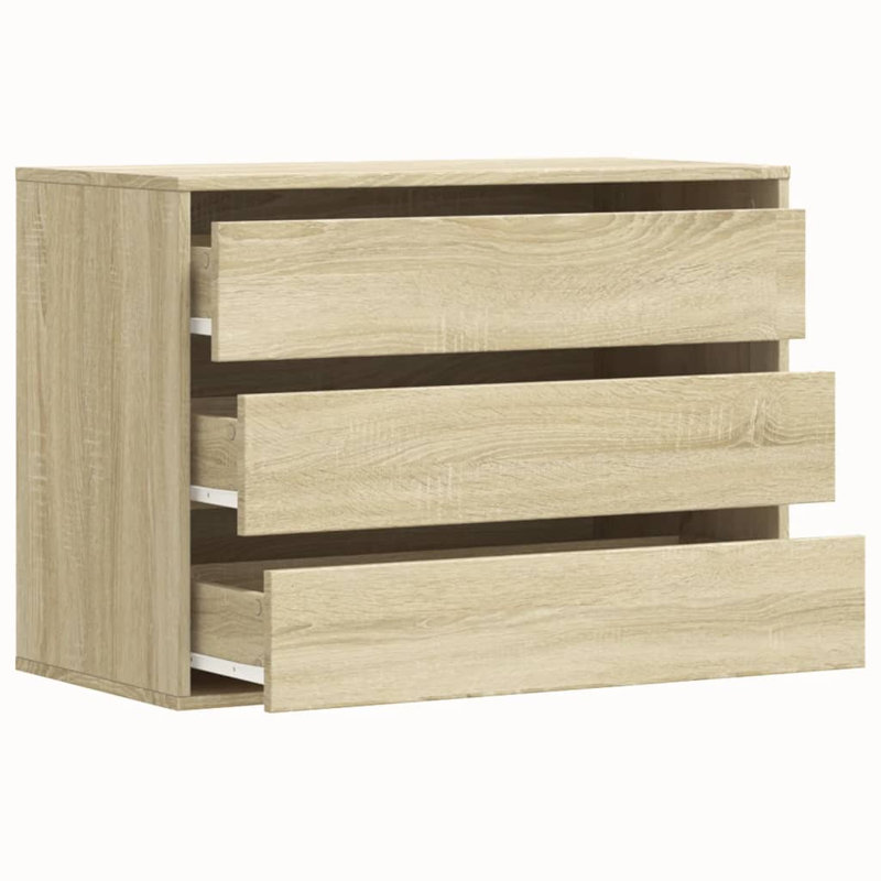Asmarina Rectangle Accent Chest, Sonoma Oak, 58cm H x 80cm W x 41cm D