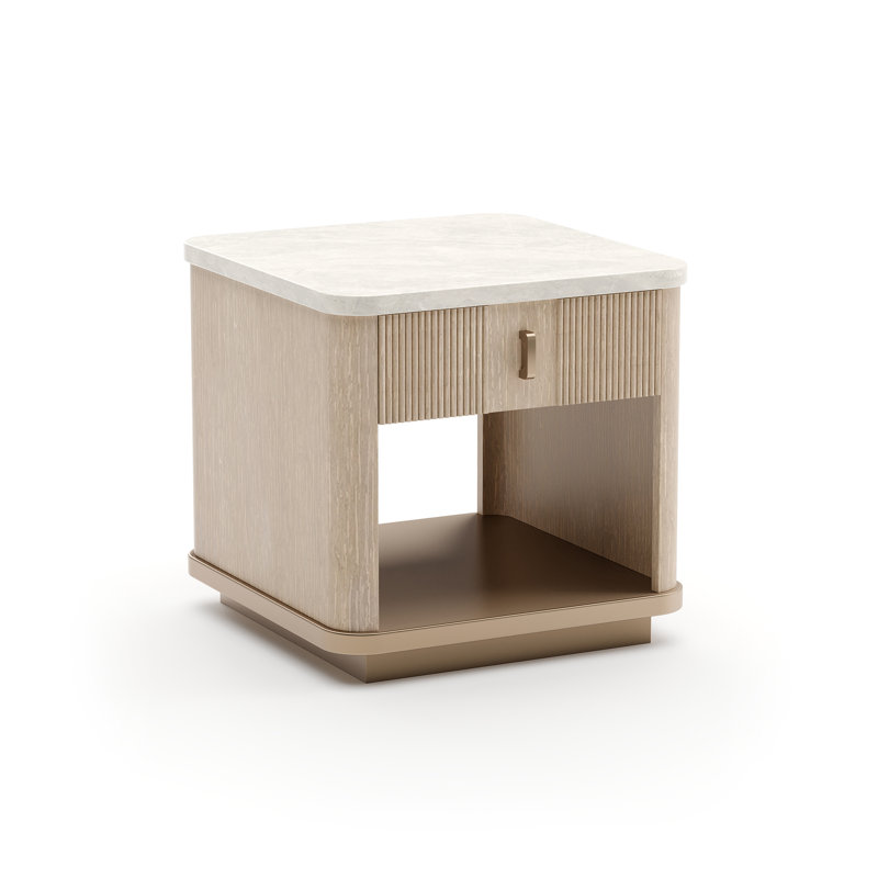 Caracole Stone End Table