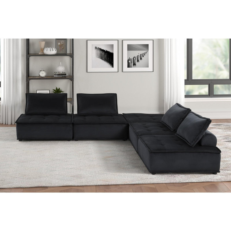 Canapé modulaire 5 pièces Velvet
