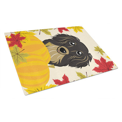Caroline's Treasures Tempered Glass Thanksgiving Cutting Board