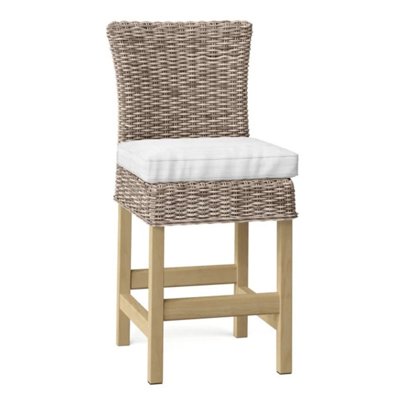 Sag Harbor 28" Patio Bar Stool, Sag Harbor Oyster
