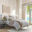 Golden Stripe Twin 39"Linen Set 4PC Duvet Cover Set-355761063