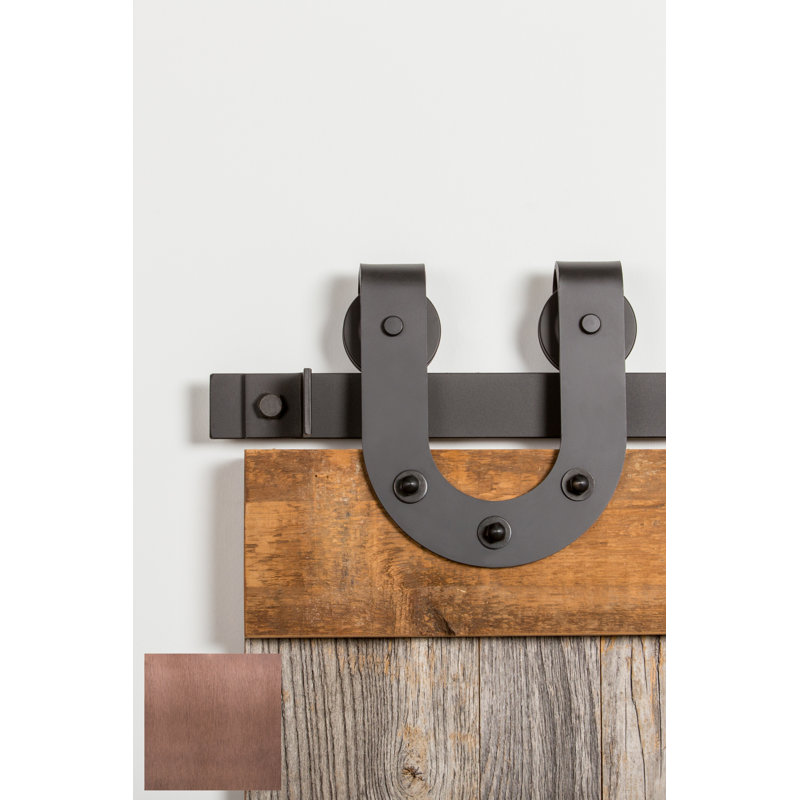 Ensemble de quincaillerie pour porte de grange simple Horseshoe, Sou neuf, 96