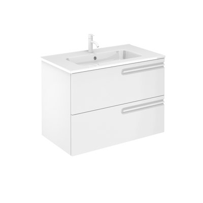 Goltz 33'' Single Bathroom Vanity with Ceramic Top