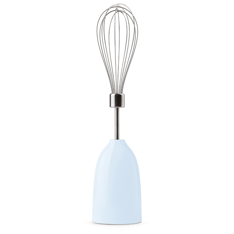 SMEG 50's Retro Style Hand Blender with accessories, Pastel Blue