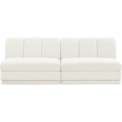 Chiquita Fabric Upholstered 2Pc. Modular Sofa