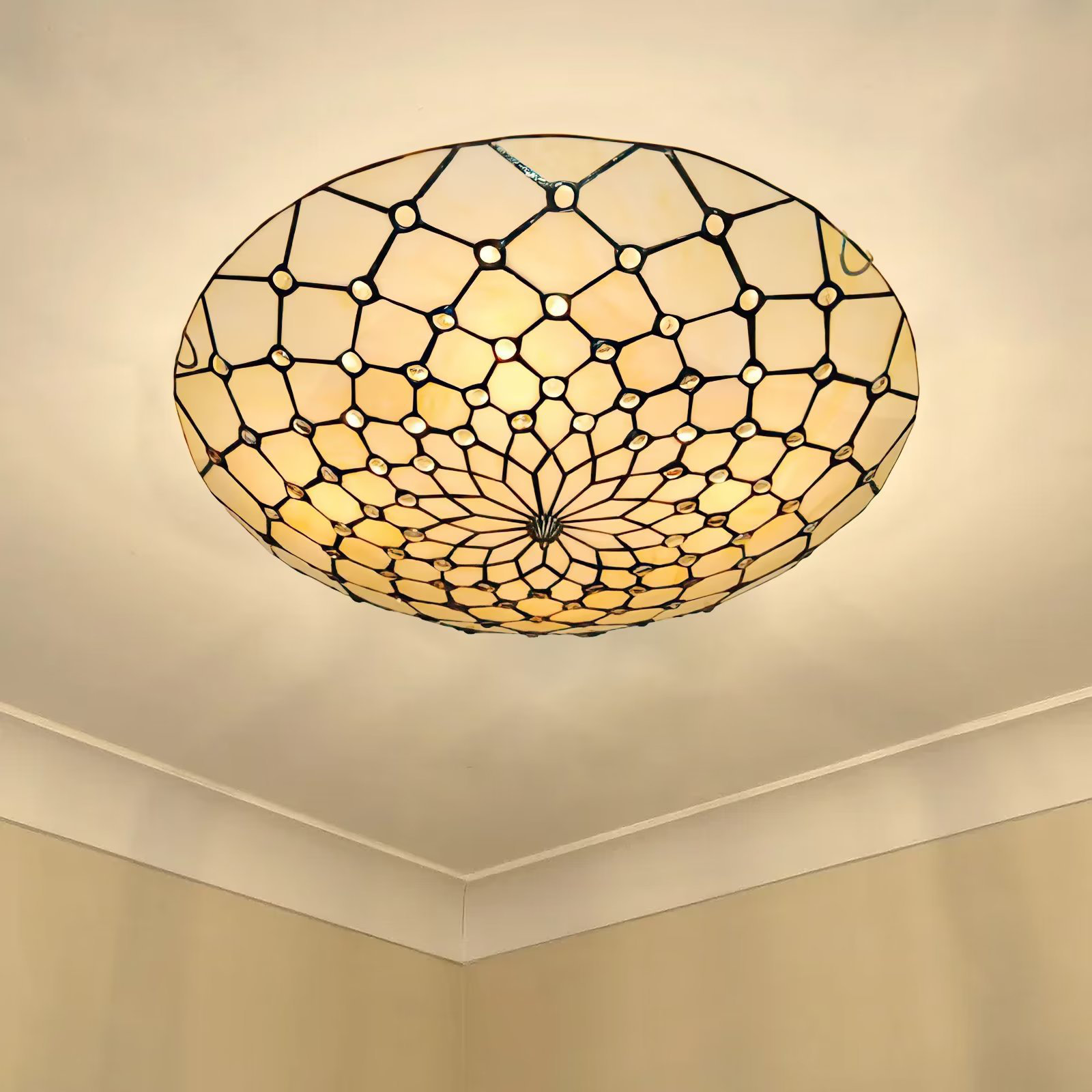 Red Barrel Studio Vintage Flush Mount Ceiling Light & Reviews - Wayfair ...