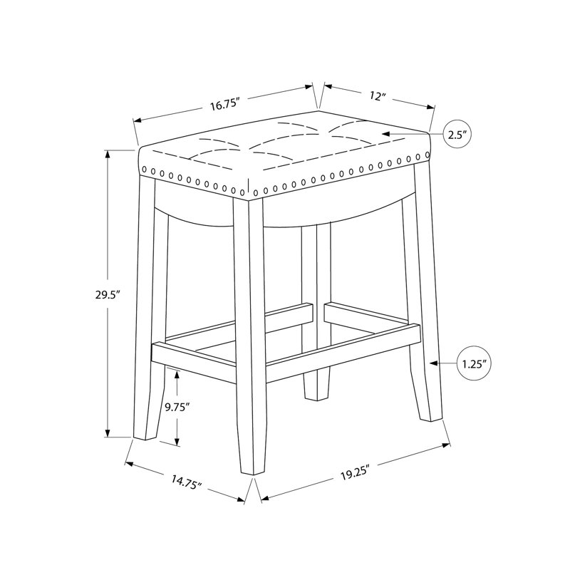 Collection de 2 tabourets de bar, sièges à hauteur de selle, revêtement en similicuir gris sur structure en bois blanc, sièges rembourrés doux (2), pieds de style avec housse en similicuir, rembourrage confortable, fabrication stable