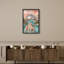 Oliver Gal Swim in Disco Jungle Fashion and Glam - Diamond Dust Framed Shadowbox Art-1053785633-1053785639