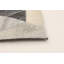 Tapis gris clair / brun en cuir fait à la main à motif géométrique Nonnie-1578008093