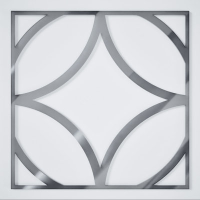 Panneaux muraux décoratifs en acrylique Crosby, l 15 3/8 po x H 15 3/8 po x T 1/8 po