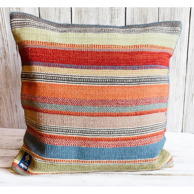 Baxman Yellow Square Cushion Cover, 60cm H x 60cm W