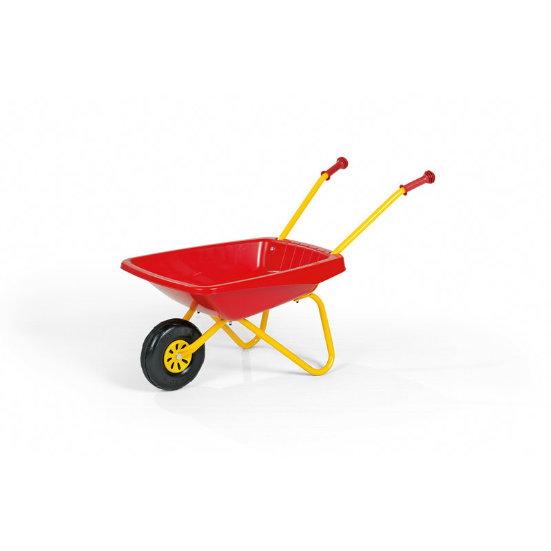 Rolly Toys Child''s Metal & Plastic Wheelbarrow, Red